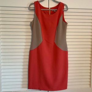 Color-block work dress